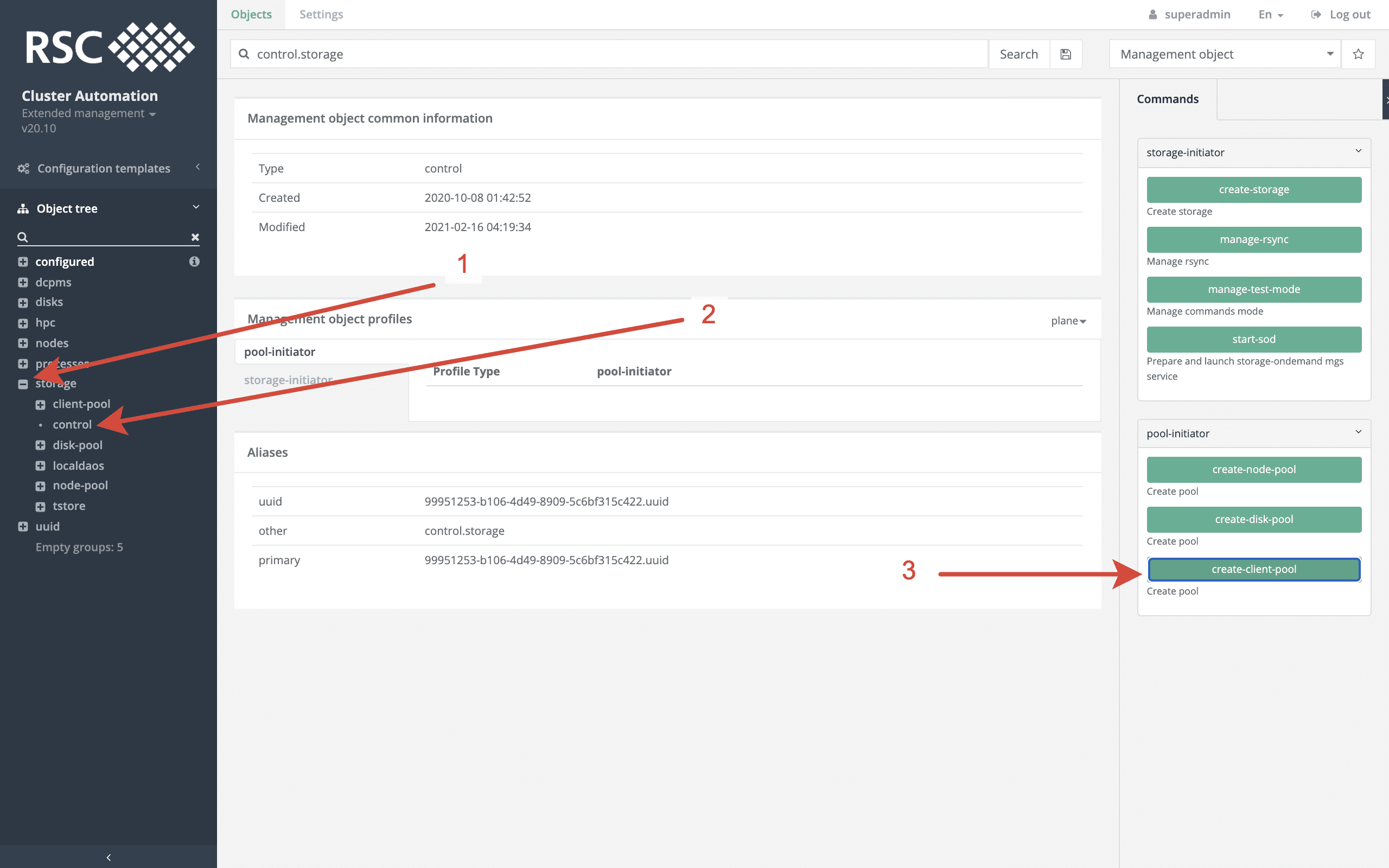 Storage Clients Connection 1