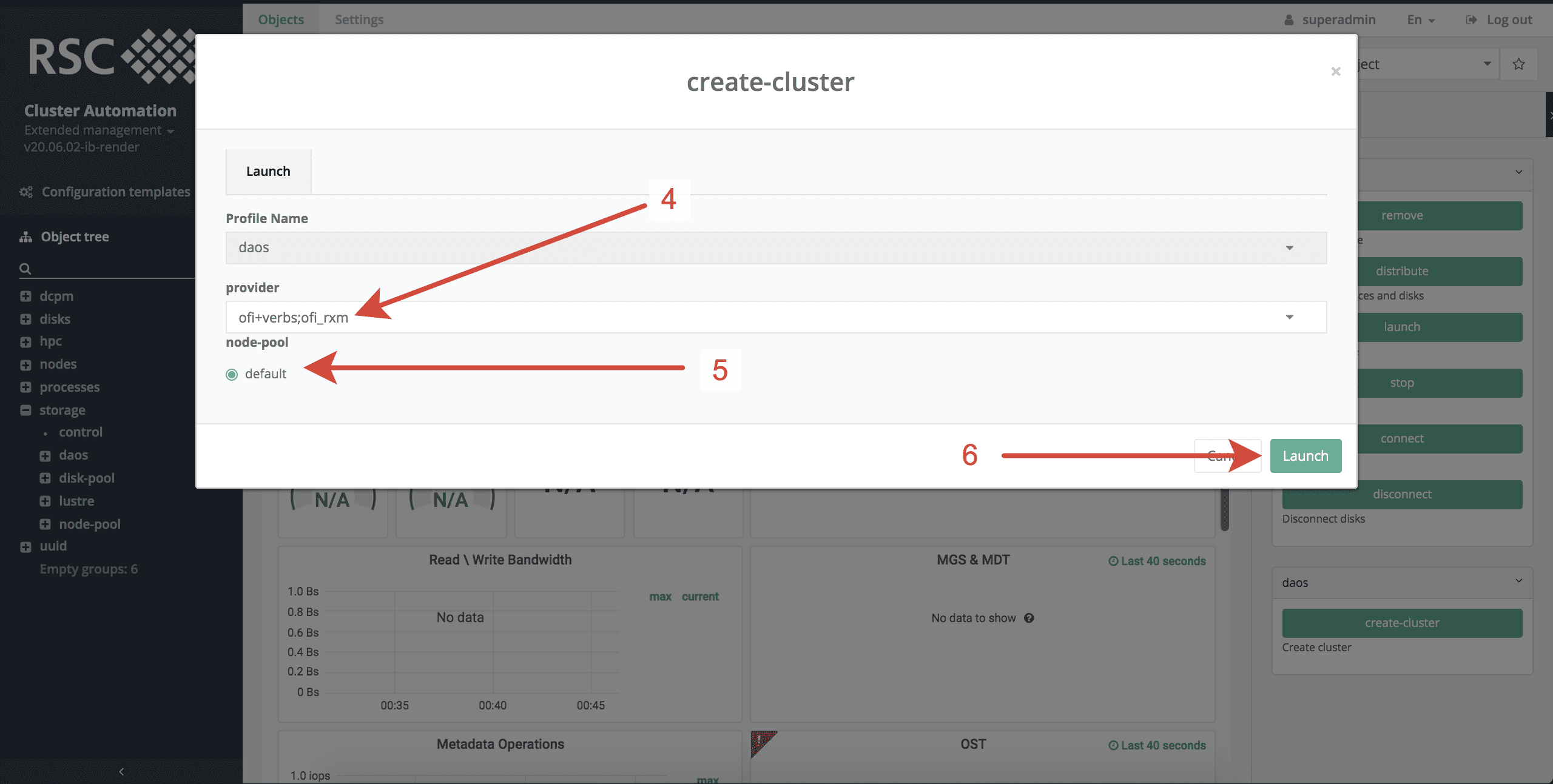 Creation DAOS Storage Cluster 2